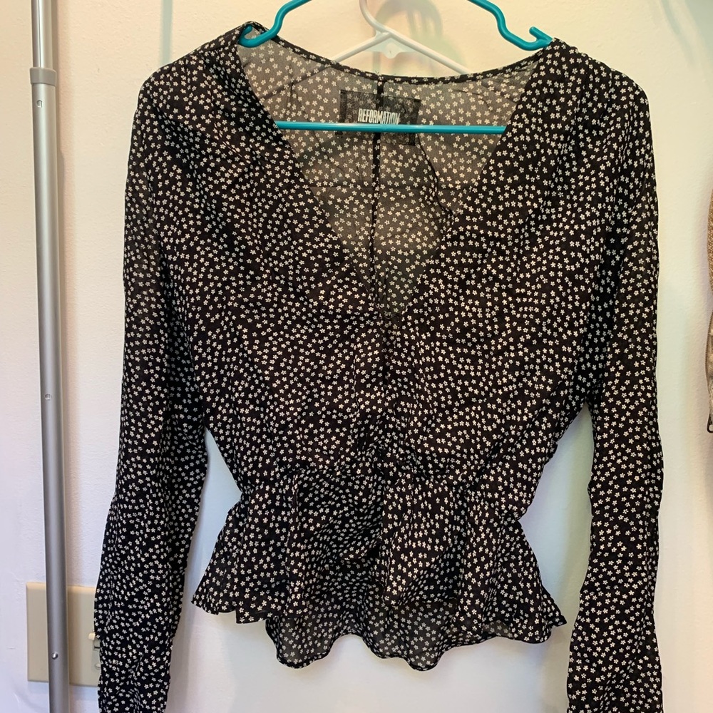 REFORMATION camila top